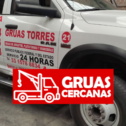 Servicios de grúas 24 horas Gruas Torres Guadalajara