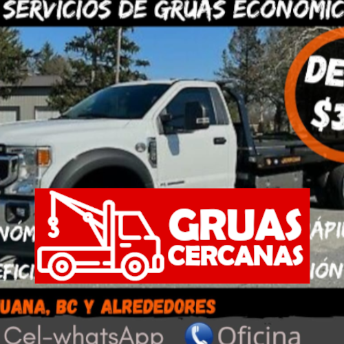 Servicios de grúas con economicas Gruas LINE Tijuana
