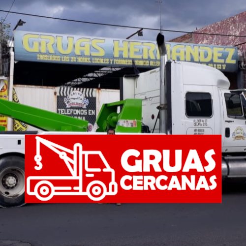 Servicios de gruas 24 horas EL Hernandez Celaya