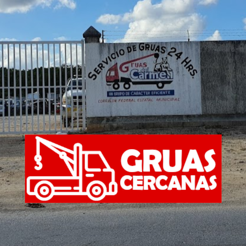 Servicios de gruas 24 horas Del Carmen Playa